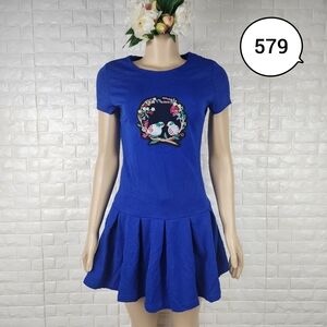 royal blue medium stretch dress